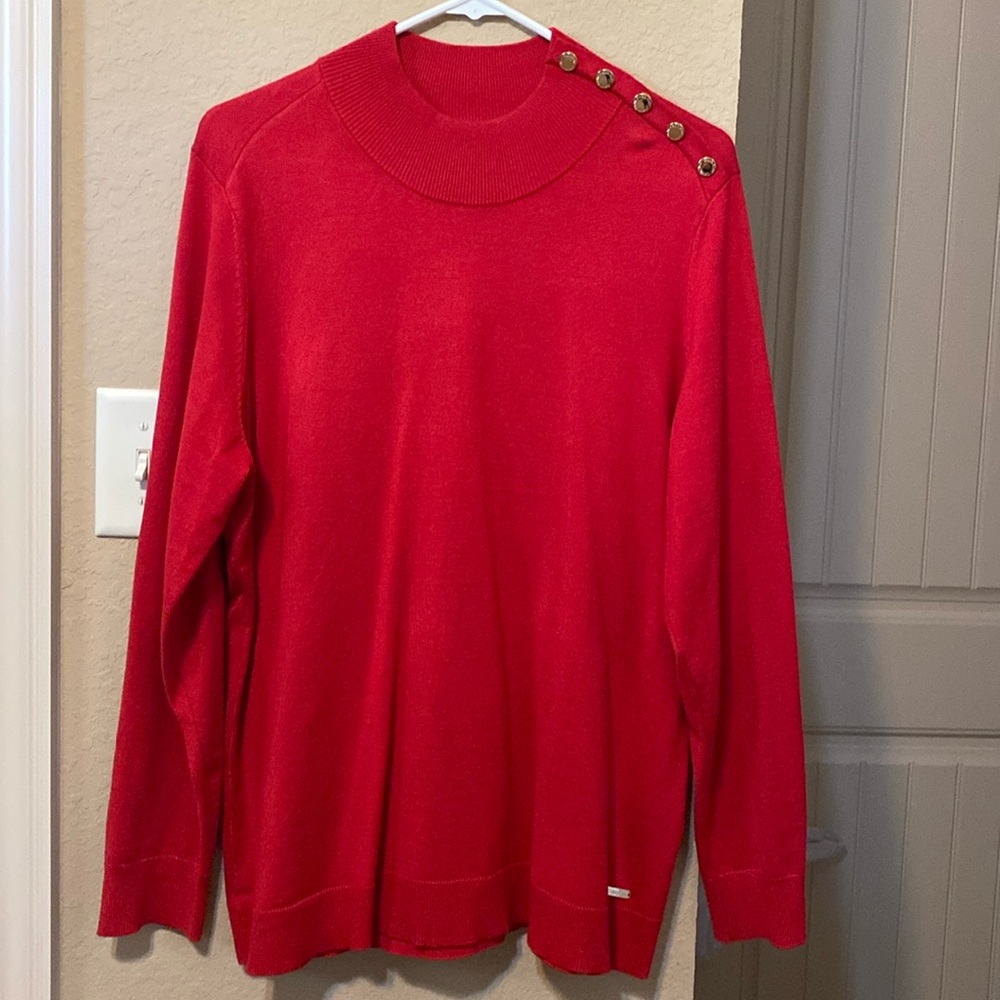 Red sweater